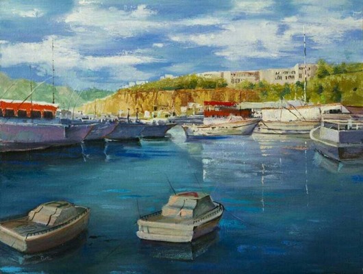 Oil Painting of Turkey