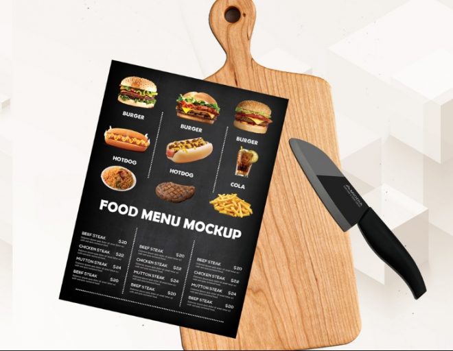 30 Restaurant Menu Mockup PSD Free Graphic Cloud