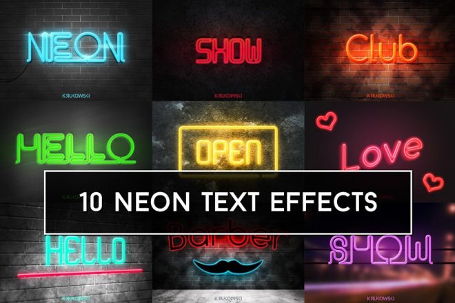 Free Neon Sign Mockups Psd Editable Graphic Cloud