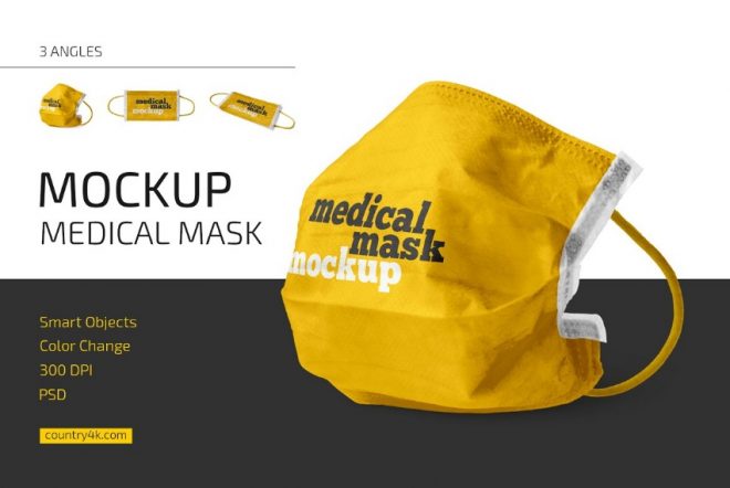 Best Face Mask Mockup Psd Presentation Graphic Cloud