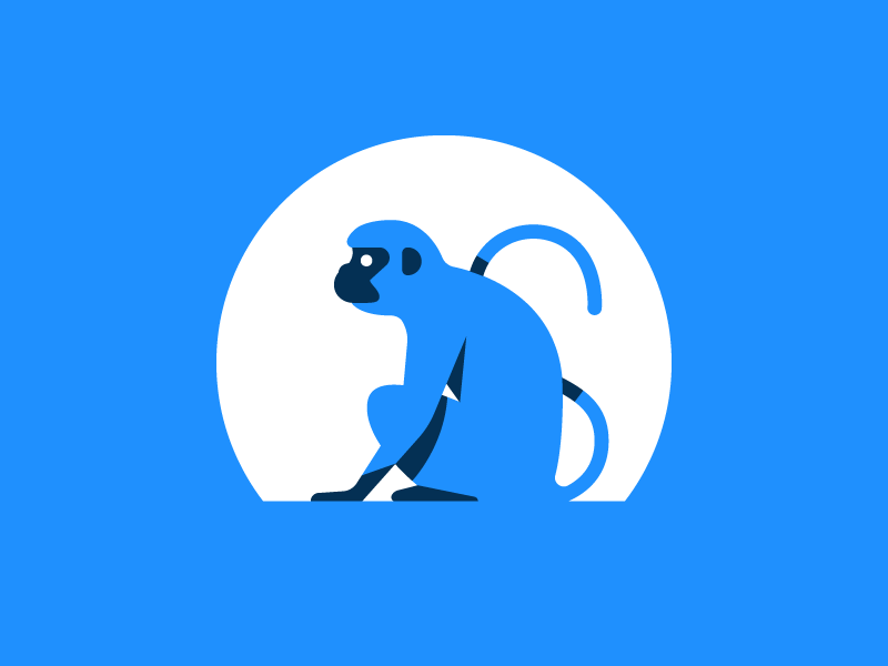Blue Monkey Logo