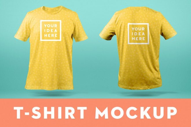 37+ Best T Shirt Mockup PSD for Branding -(2019) - Graphic Cloud