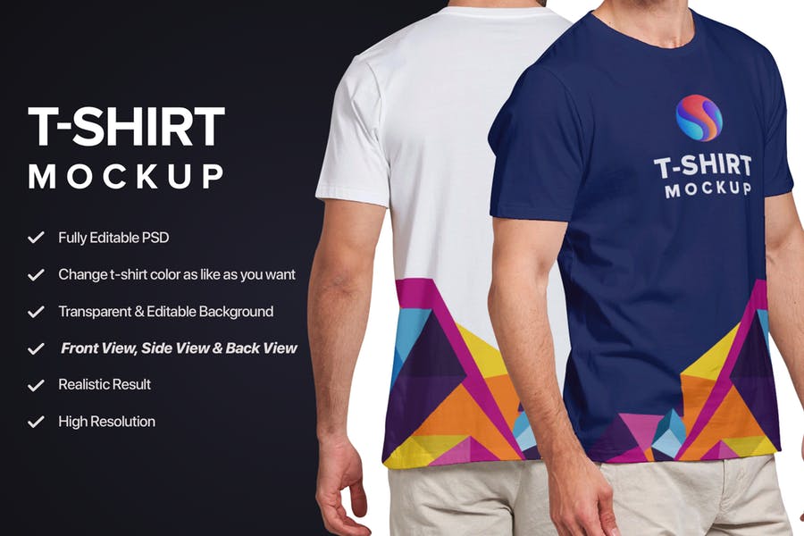 Fully Editable T Shirt Mockup