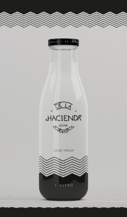 Milk Bottle Mockup