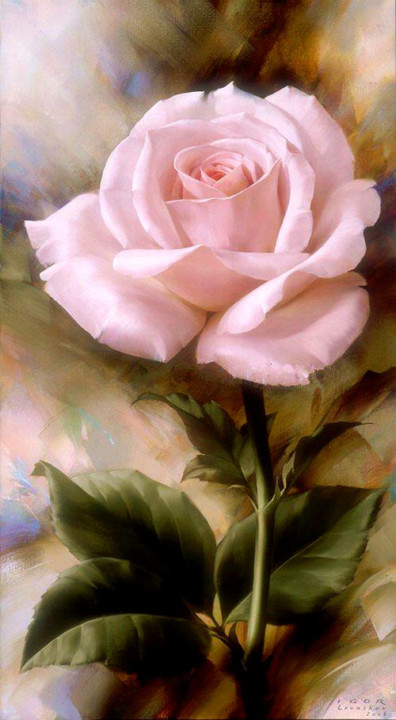 flower-paintings-igor pink rose painting 2