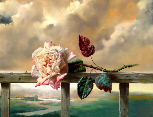 rose-painting fresh rose painting 25