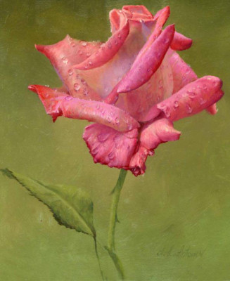 rose-painting fresh rose painting 26