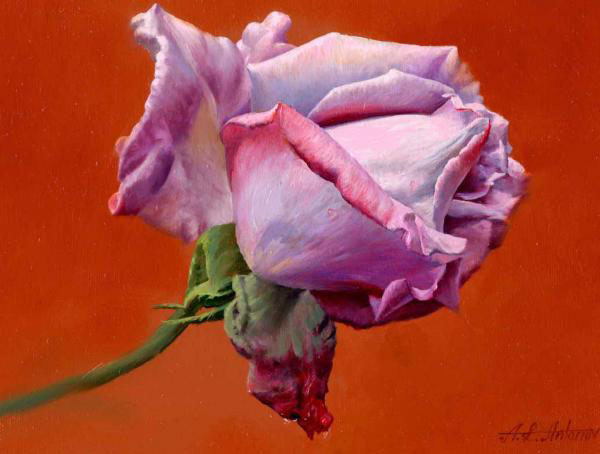 rose-painting fresh rose painting 27