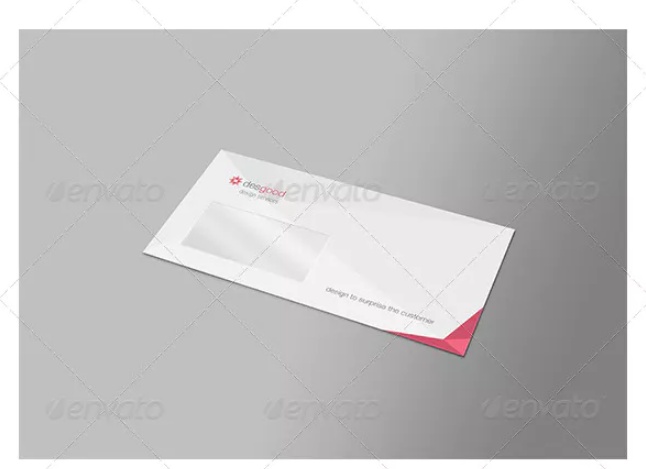Business Envelope Mockup Design PSD