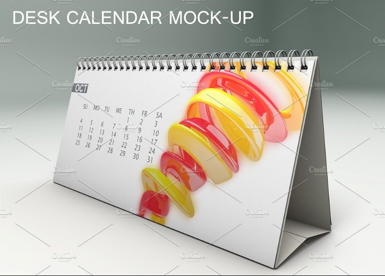 Fully Editable Calendar Mockup