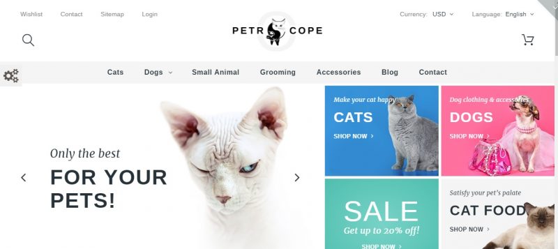 Online Pet Store Theme