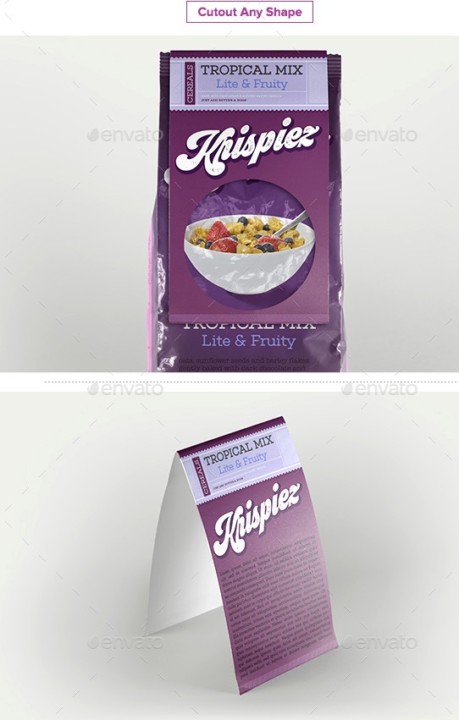 Pouch Packet Mockup Template
