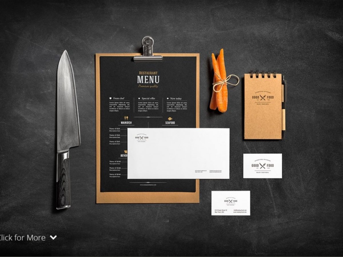 Download 32 Restaurant Mockup Psd Design For Designers Graphic Cloud