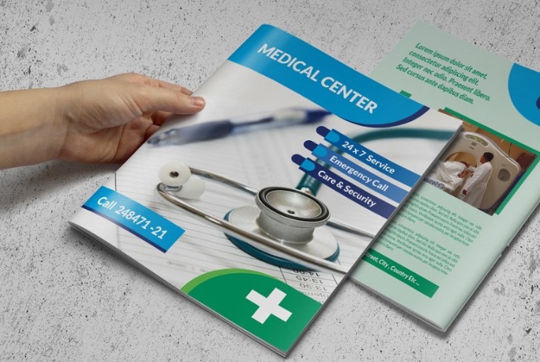 A4 Medical Brochure Template