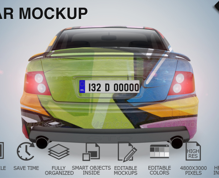 Download Branding Car Mockup PSD - Graphic Cloud