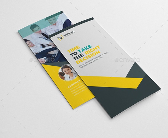 Clean A4 Tri Fold Brochure Template