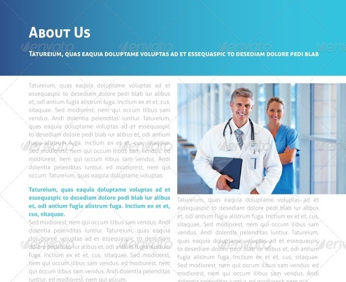 Corporate Medical Brochure Template