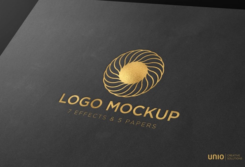 Elegant Logo Mockup PSD