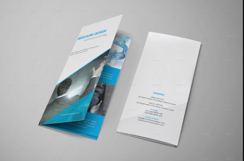 Infgraphic Tri Fold Brochure Template