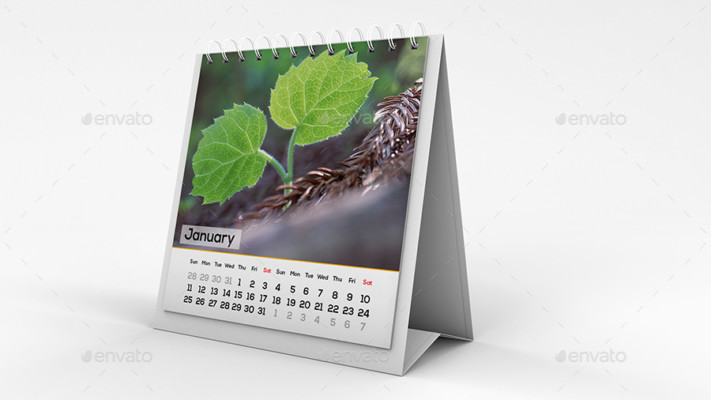 Photo Realistic Calendar Mockup