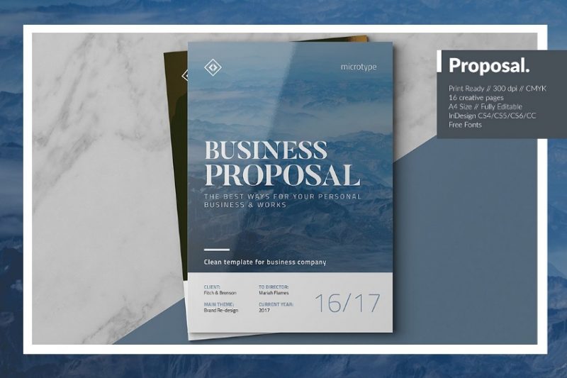 Print Ready Business Proposal Template