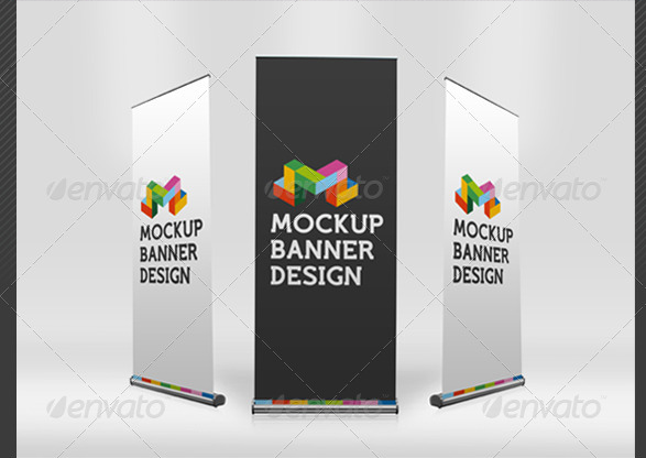 Professional Banner Mockup PSD