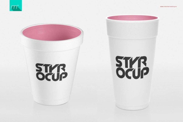 Styrofoam Cup Mockup Design