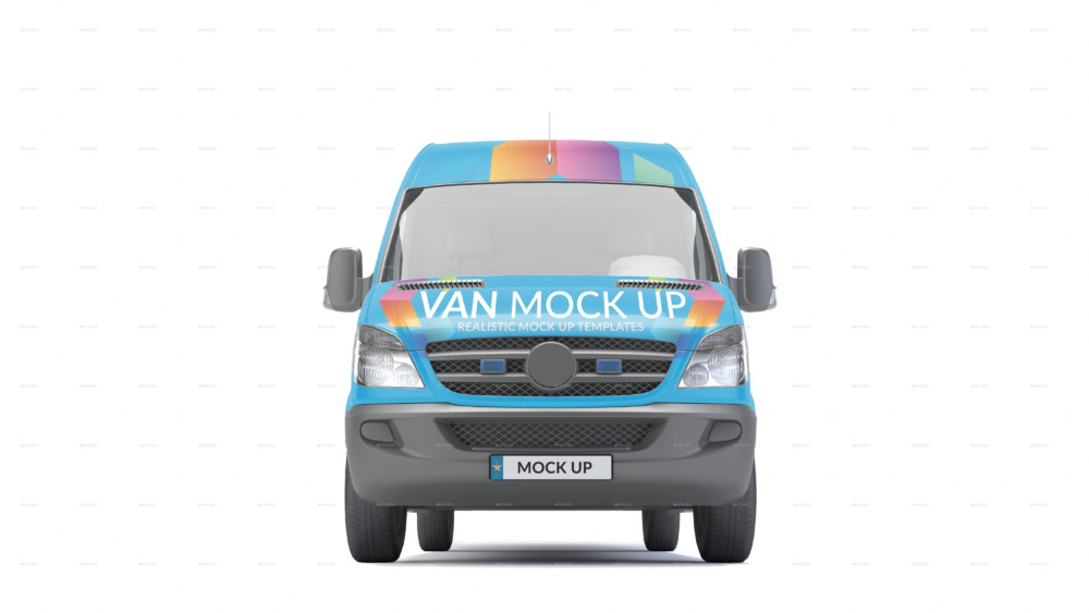 Van Branding Mockup Template