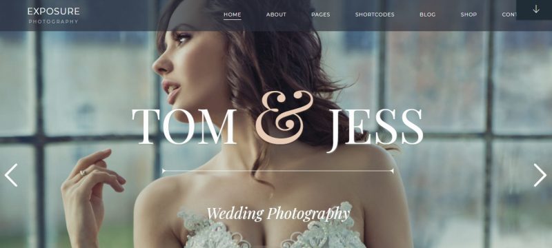 Wedding Photography WordPress Theme