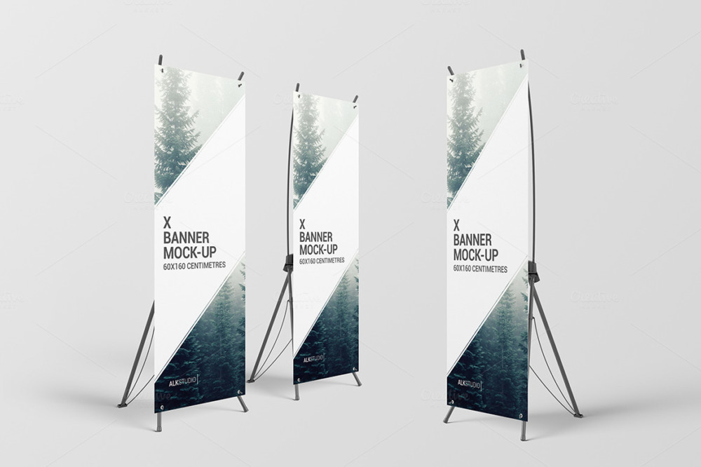 cdr x mockup banner Banner PSD Templates Designers Mockup Graphic 30  Cloud  for