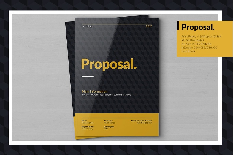 inDesign Proposal Template