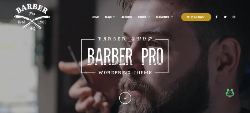 Barber Shop WordPress Theme