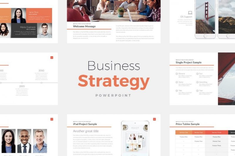 Business Strategy PowerPoint Twmplate