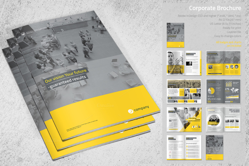 Corporate InDesign Brochure Template