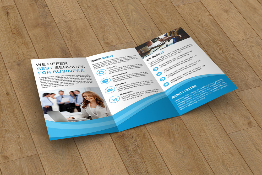 Corporate Tri fold Brochure Template