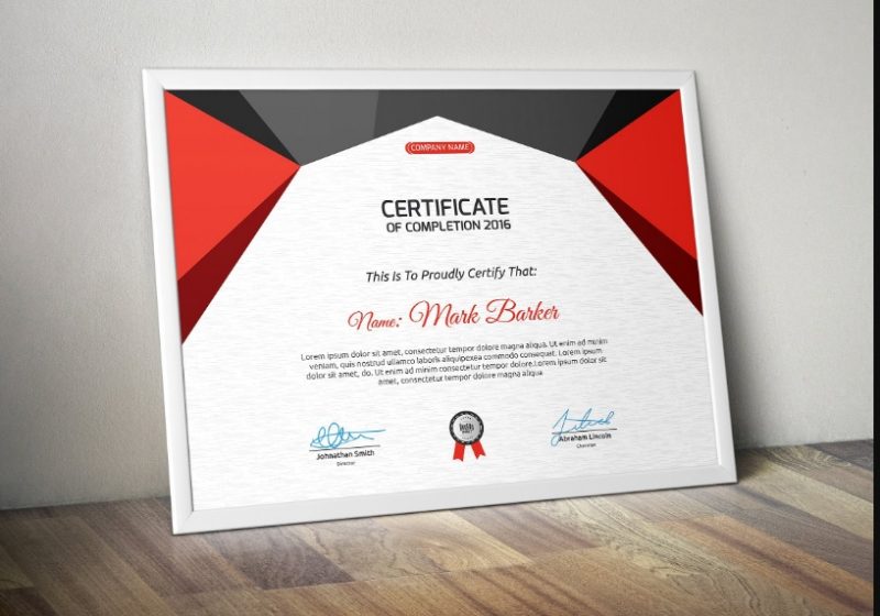 Creative Diploma Certificate Template