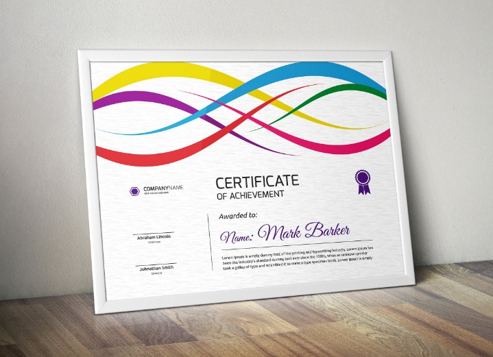 EPS Diploma Certificate Template