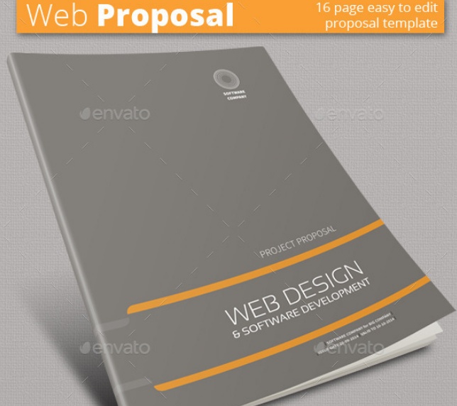 Editable project Proposal template