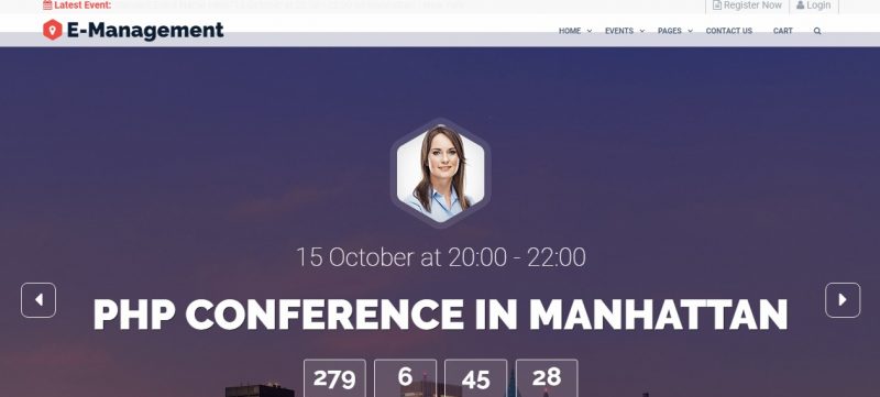 Event Management WordPress Theme