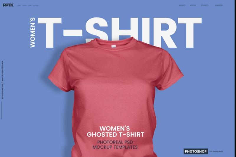 Ghosted T Shirt Mockup