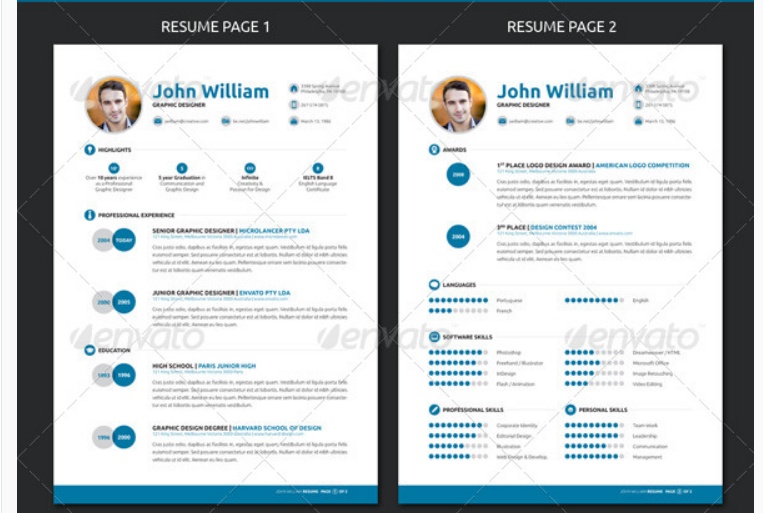 InDesign Resume Template