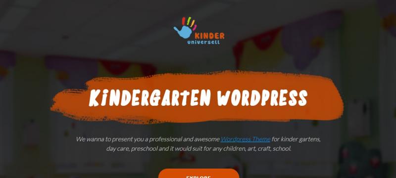 Kindergarten WordPress Theme