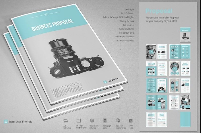 Layered Business Proposal Template