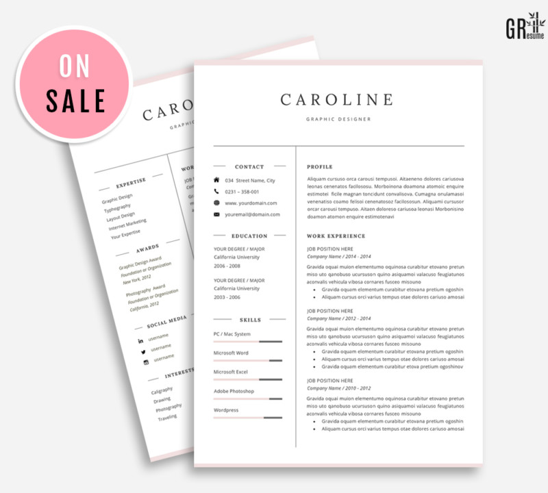 MS Word Professional Resume Template