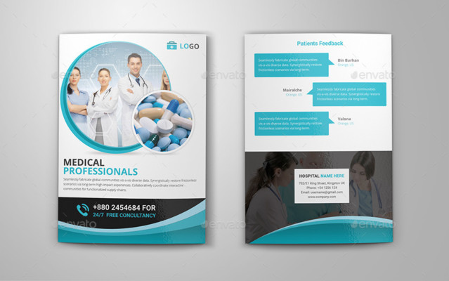Medical Bi Fold Brochure Template