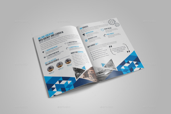 Modern Bi Fold Brochure Template