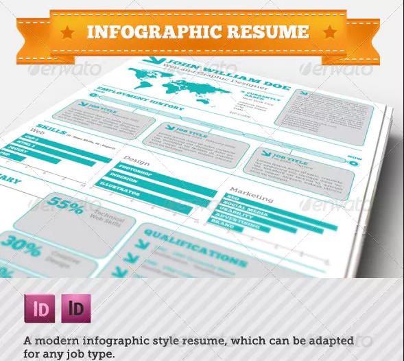 Modern Infographic Resume Template