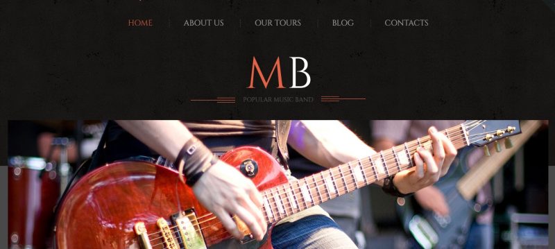 Music Band WordPress Theme