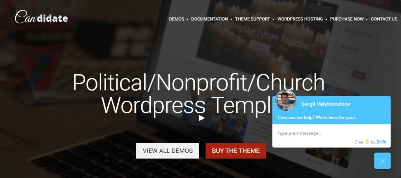 Non Profit Church WordPress Theme