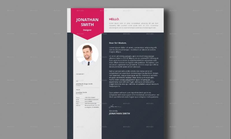 PSD and EPS IT Resume Template